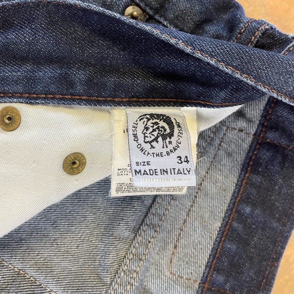 Diesel Indigo Men's Straight Jeans - Picture 5 of 16